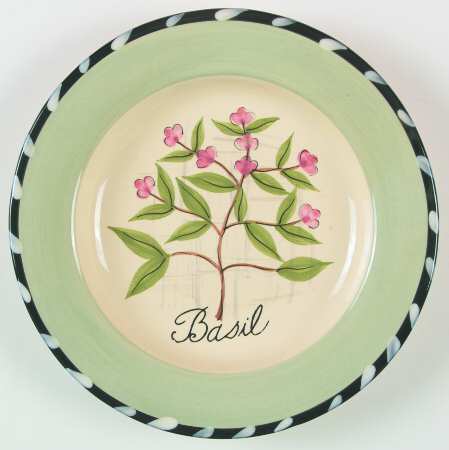 Culinary Herbs Salad Plate