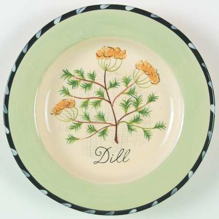 Culinary Herbs Salad Plate