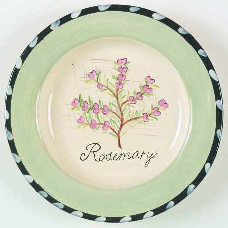 Culinary Herbs Salad Plate