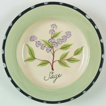Culinary Herbs Salad Plate