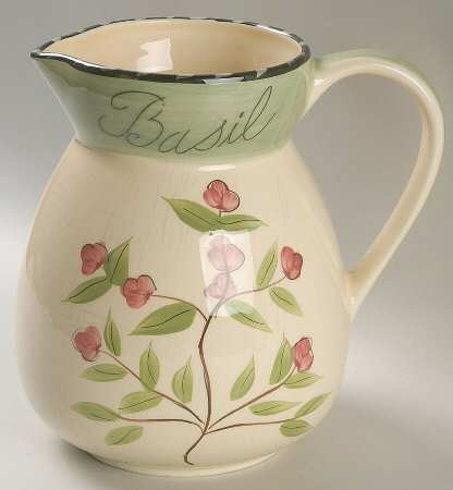 Culinary Herbs 64 Oz Pitcher