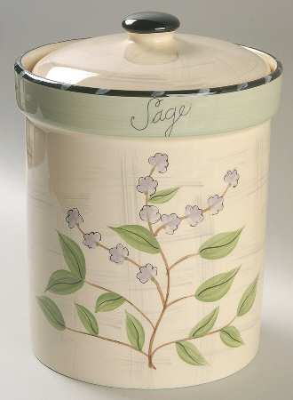 Culinary Herbs Extra Large Canister & Lid