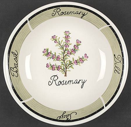Culinary Herbs 8" Individual Pasta Bowl