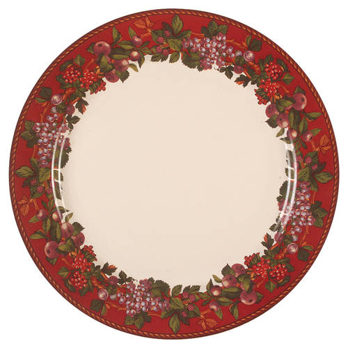 Fruit Garland 13" Chop Plate (Round Platter)