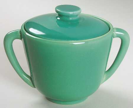 Rancho Green Sugar Bowl & Lid by Catalina