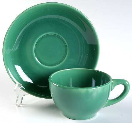 Flat Cup & Saucer Set