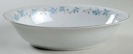Nancy (No Center Design) 10" Oval Vegetable Bowl by Crest Wood