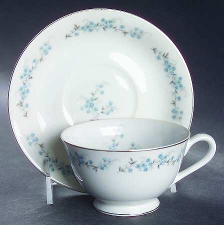 Footed Cup & Saucer Set
