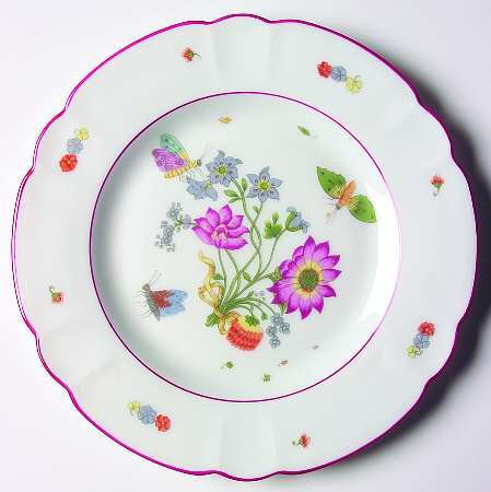 Meissen (Inner Red Line) Salad Plate