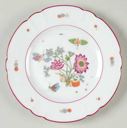 Meissen (Inner Red Line) Bread & Butter Plate