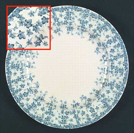 Early English Ivy Blue by Crown Ducal
