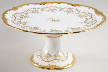 King's Plate 9" Diameter Pedestal Cake Stand