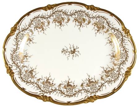 King's Plate 12" Oval Serving Platter