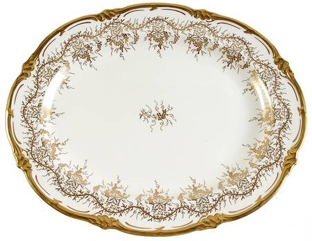 King's Plate 14" Oval Serving Platter