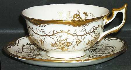King's Plate Footed Cup & Saucer Set