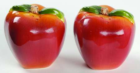 Apple Figural Salt & Pepper Set