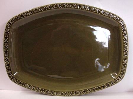Connemara Erin Green 12" Oval Serving Platter