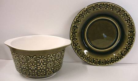 Connemara Erin Green Gravy Boat & Underplate
