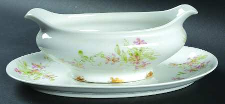 CHF675 Gravy Boat & Underplate by Charles Field Haviland