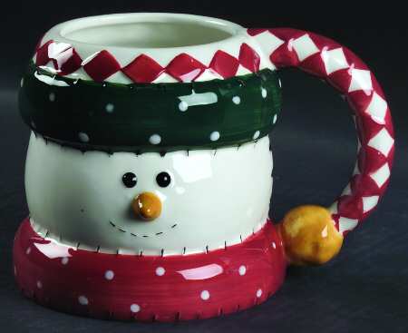 Snowman Figural Mug