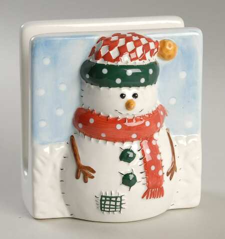 Snowman Napkin Holder