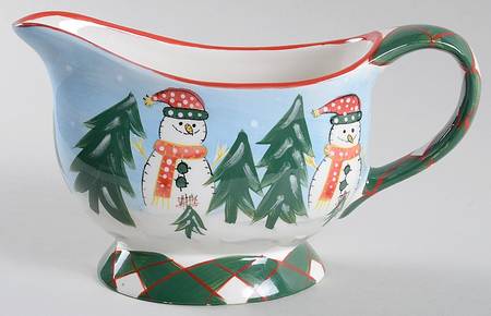 Snowman Gravy Boat