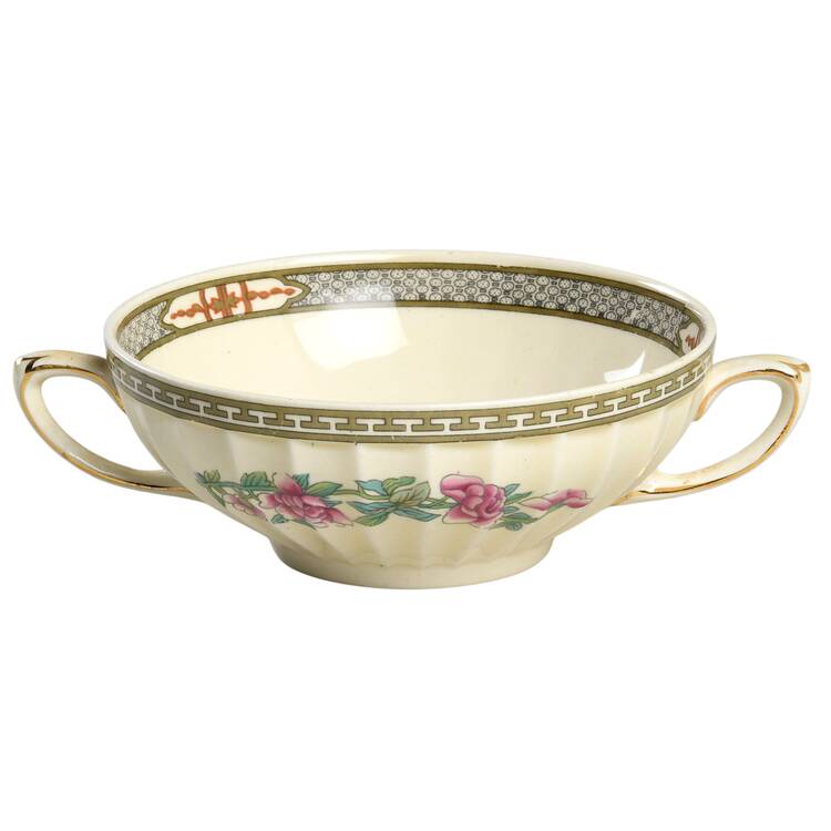 Indian Tree Flat Cream Soup Bowl