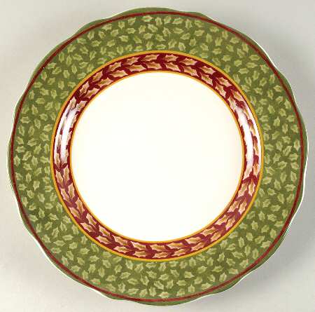Winter Garland Accent Dinner Plate by Charter Club
