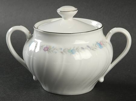 Alicia Sugar Bowl & Lid by Crest Wood