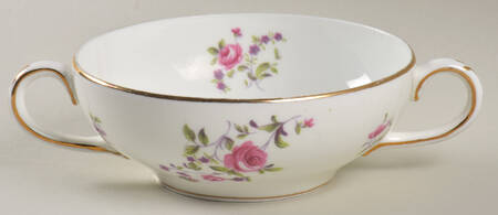 English Rosebud (Smooth Edge) Cream Soup Bowl