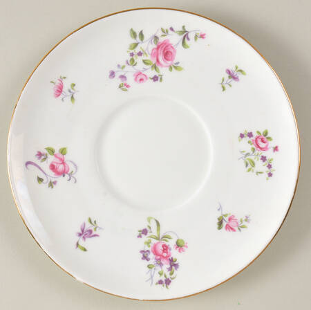 English Rosebud (Smooth Edge) Saucer for Cream Soup Bowl