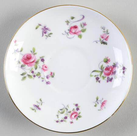 English Rosebud (Smooth Edge) Saucer
