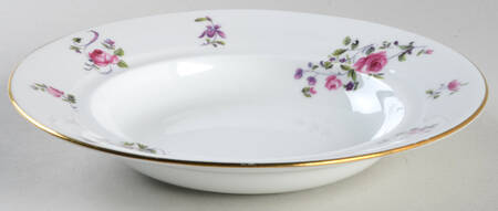 English Rosebud (Smooth Edge) Muffin Dish No Lid