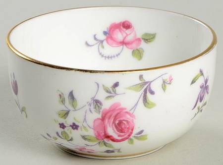 English Rosebud (Smooth Edge) Mini Open Sugar Bowl