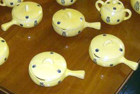 Dutch-Yellow Individual Casserole & Lid