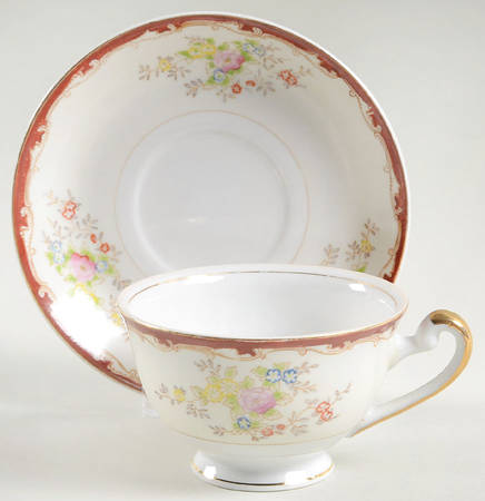 CWJ3 Footed Cup & Saucer Set by Cosmos Ware Japan