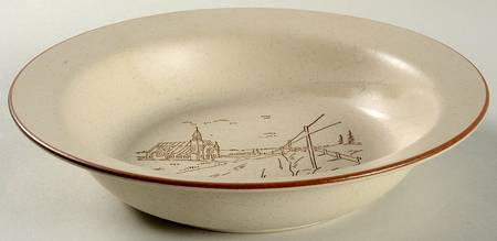 CXY1 Rim Soup Bowl by Collection Manoir