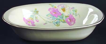 CRO197 8" Oval Vegetable Bowl by Crooksville