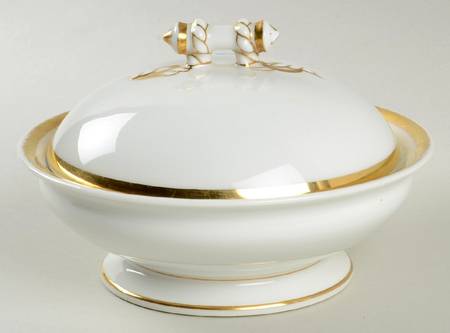 CHF720 Round Covered Butter by Charles Field Haviland