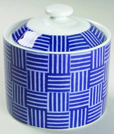 Rafia Sugar Bowl & Lid