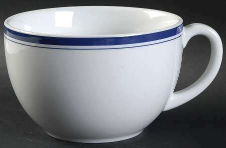 Novi Blue Soup Mug