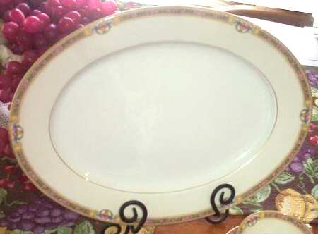 CZE113 14" Oval Serving Platter