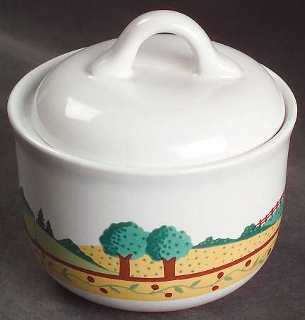 Landscape (Corelle) Sugar Bowl & Lid