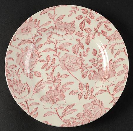 Pink Peony Bread & Butter Plate