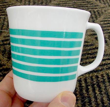 Teal Rainbow Mug