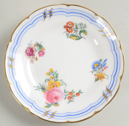 Old Coalport (Gold Trim) Saucer for Bouillon Cup