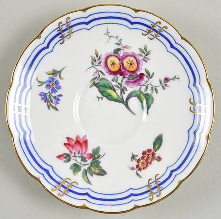 Old Coalport (Gold Trim) Saucer for Demitasse Cup