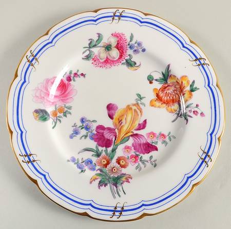 Old Coalport (Gold Trim) Luncheon Plate