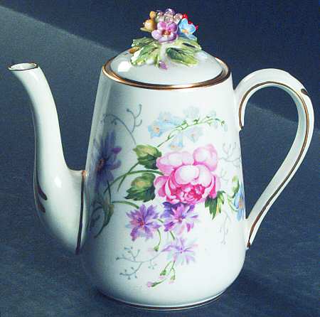England's Glory (Smooth) Individual Coffee Pot & Lid