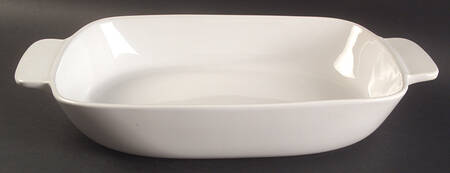 Pure White 16" Rectangular Roaster